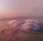 Findes Planet B? Med projektet Mars Science City forsøger BIG at skabe et beboelig sted på Mars.